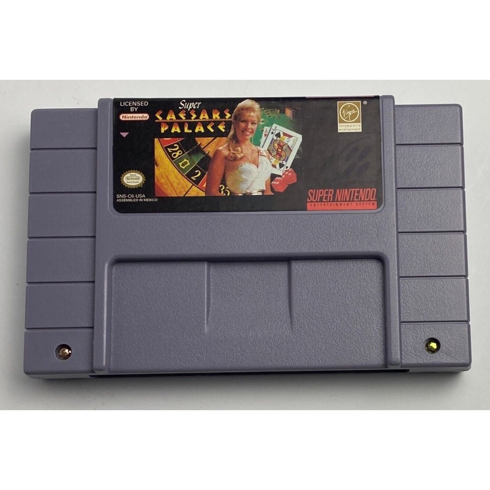 CAESARS PALACE - SNES GAME - GAME ONLY